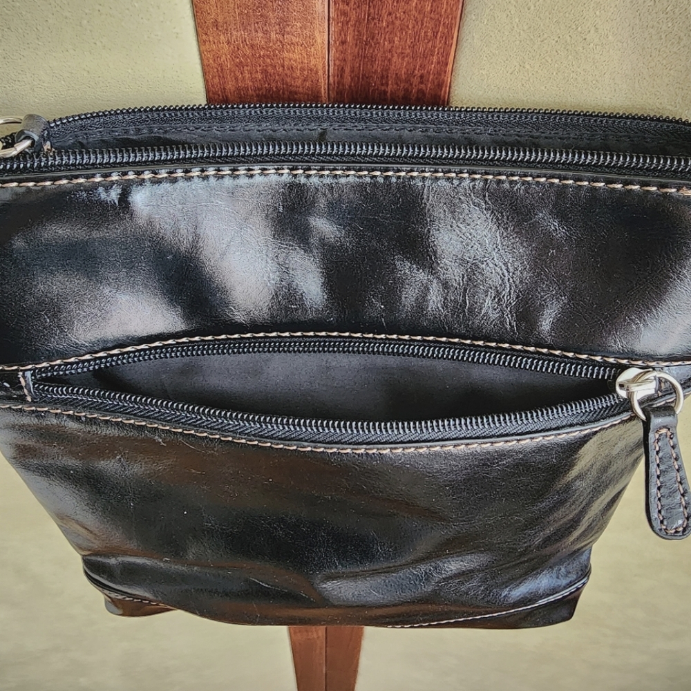 Giani Bernini Black Leather Bag - Picture 7 of 16